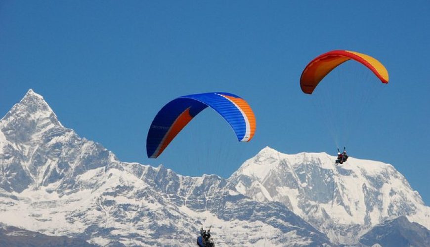 pokhara paragliding height